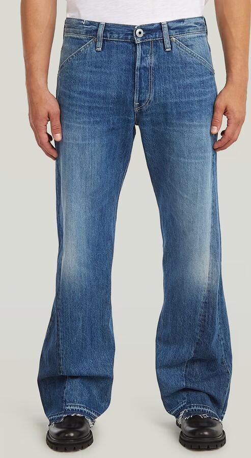 G-Star RAW Dartt Two-Tone Flare Jeans Midden blauw Heren