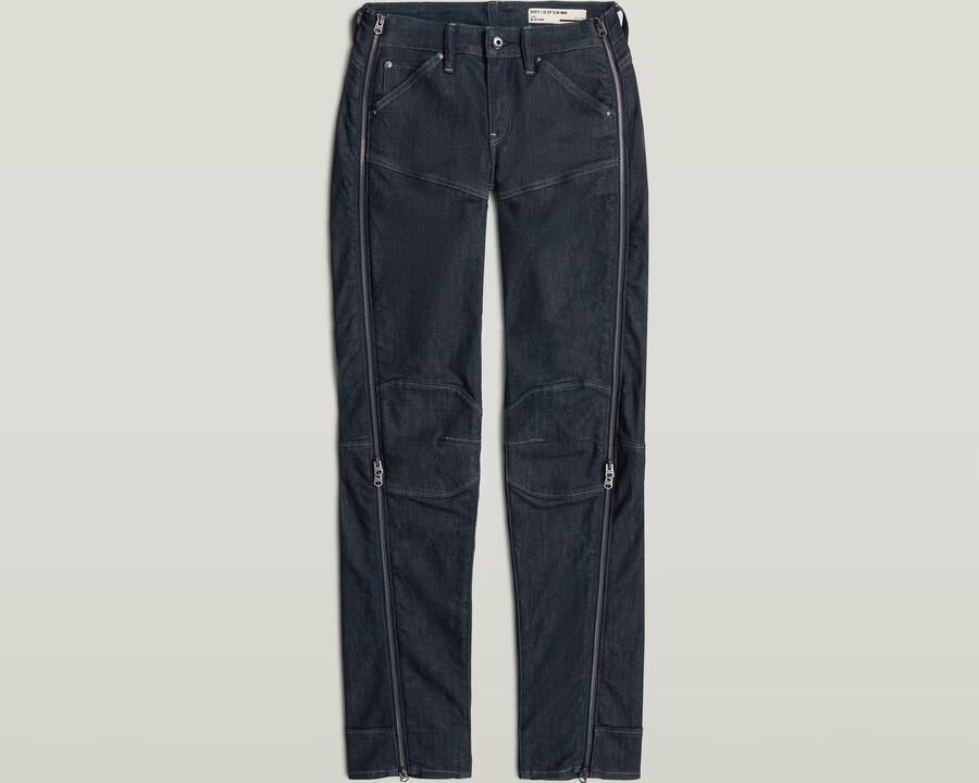 G-Star RAW Dartt Zip Slim Jeans Donkerblauw Dames - Foto 4
