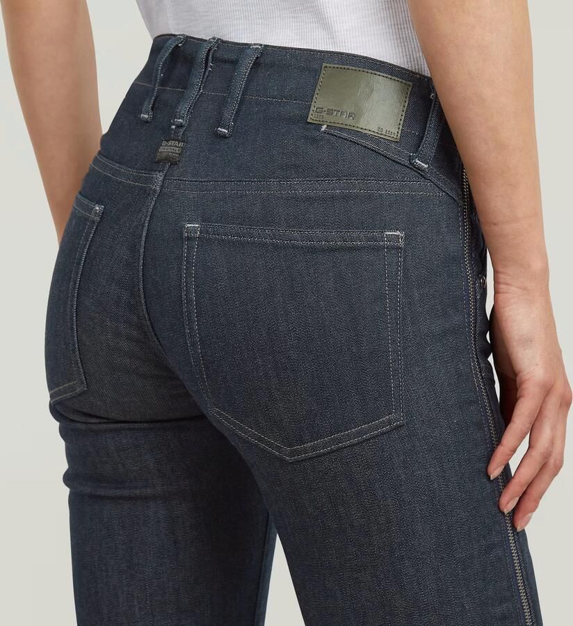 G-Star RAW Dartt Zip Slim Jeans Donkerblauw Dames - Foto 3