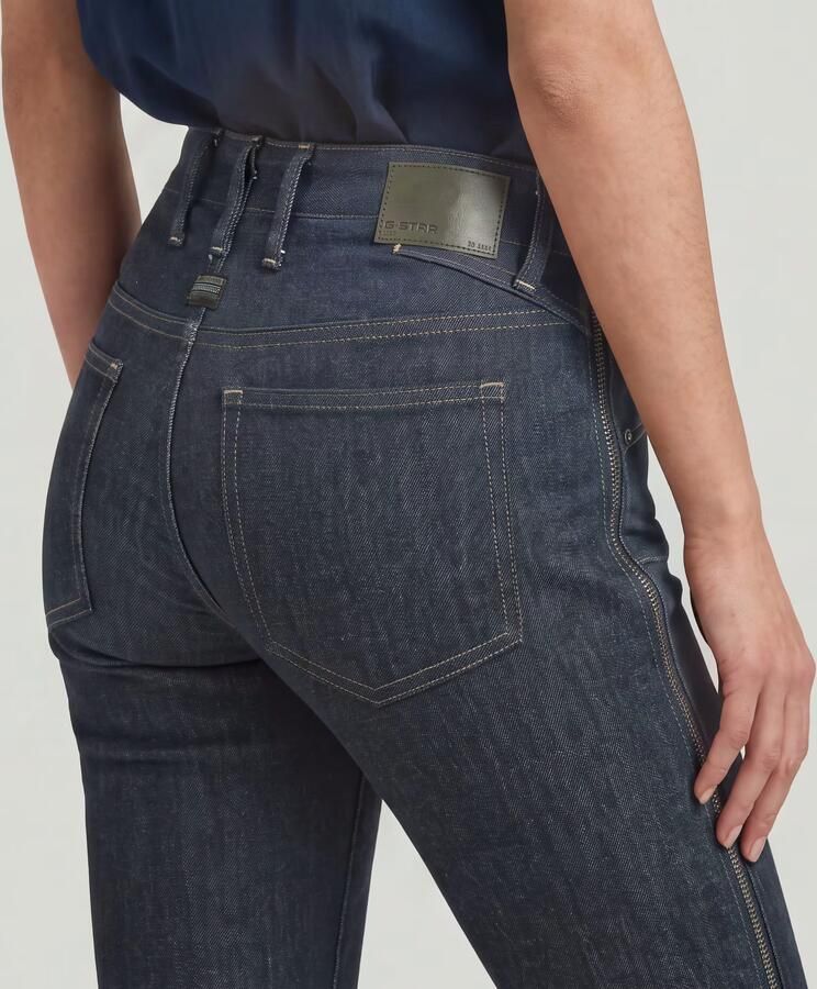 G-Star RAW Dartt Zip Slim Jeans Donkerblauw Dames - Foto 6