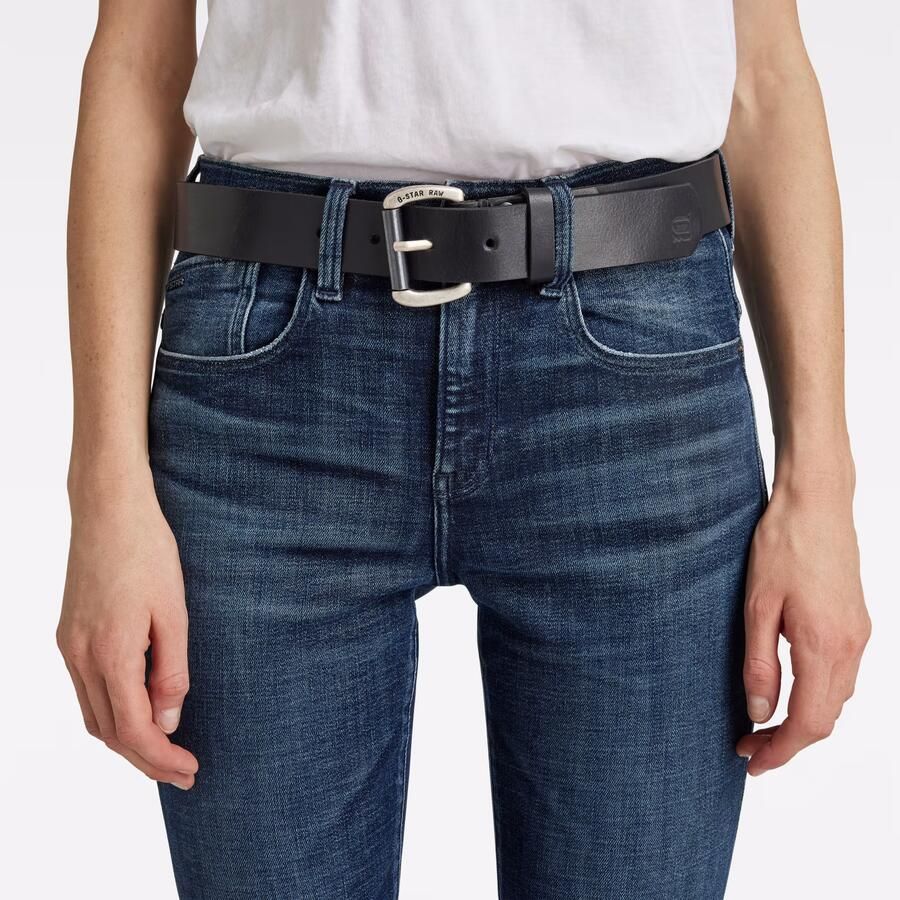 G-Star RAW Leren riem Dast belt versterkt met klinknagels - Foto 2