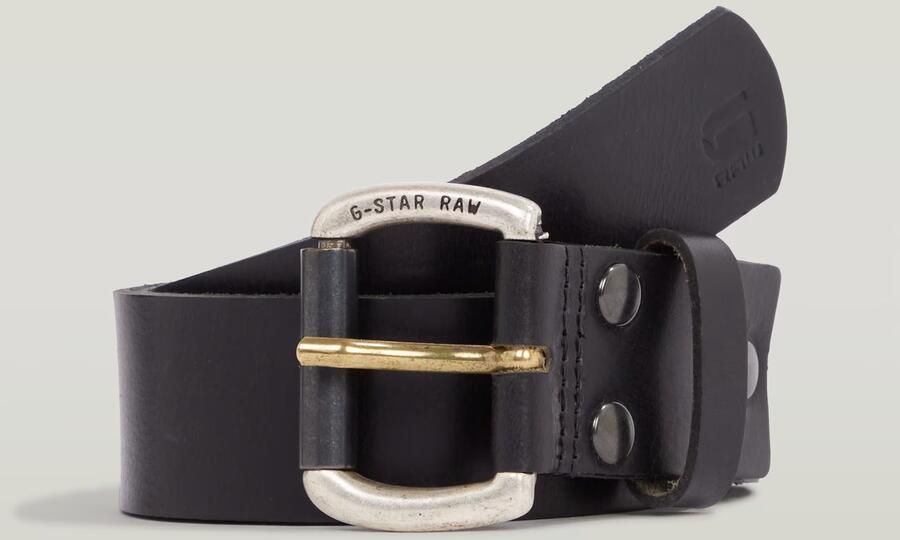 G-Star RAW Leren riem Dast belt versterkt met klinknagels - Foto 10