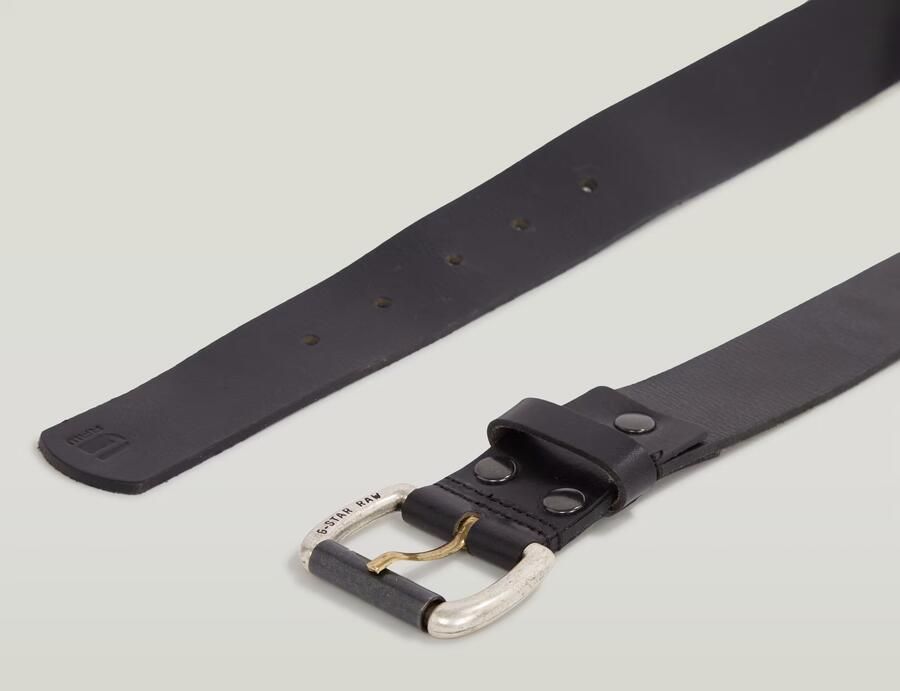 G-Star RAW Leren riem Dast belt versterkt met klinknagels - Foto 7