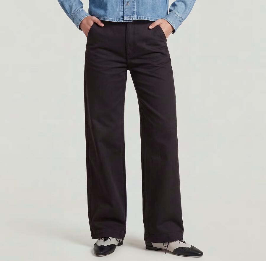 G-Star RAW Deck 2.0 Chino Zwart Dames - Foto 5