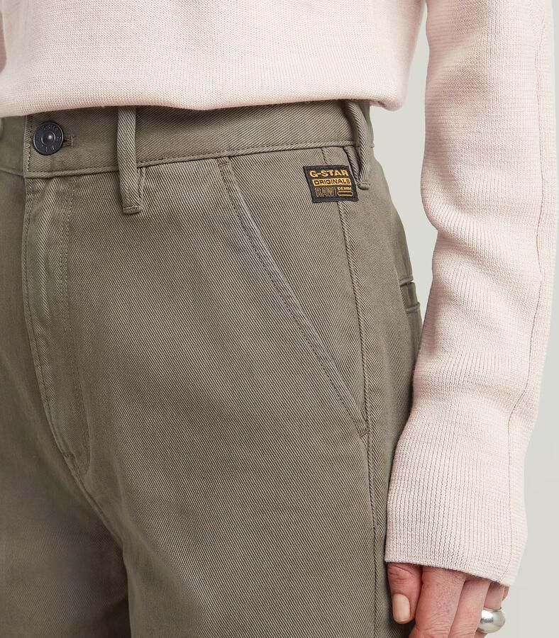 G-Star RAW Deck 2.0 High Loose Chino Bruin Dames - Foto 2