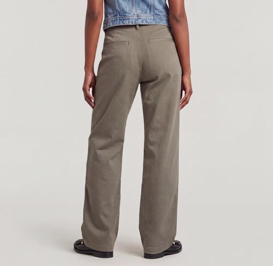 G-Star RAW Deck 2.0 High Loose Chino Bruin Dames - Foto 5