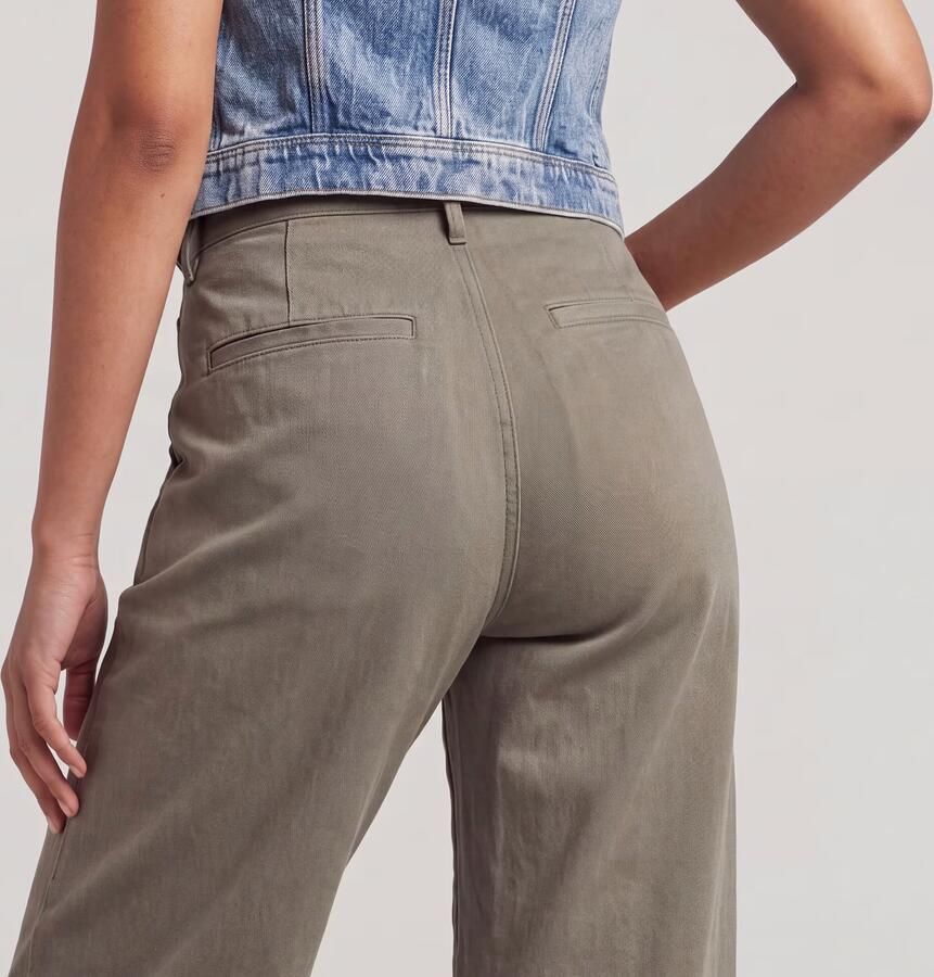 G-Star RAW Deck 2.0 High Loose Chino Bruin Dames - Foto 6