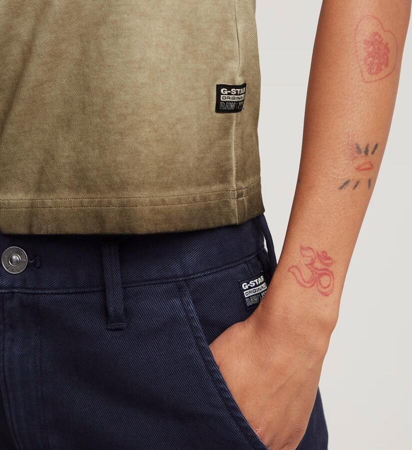 G-Star RAW Deck 2.0 High Loose Chino Donkerblauw Dames - Foto 5