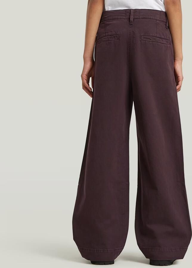 G-Star RAW Deck 2.0 High Loose Chino voor meisjes Bruin meisjes