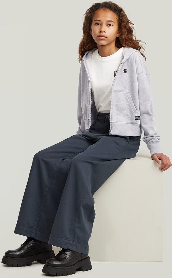 G-Star RAW Deck 2.0 High Loose Chino voor meisjes Donkerblauw meisjes - Foto 4