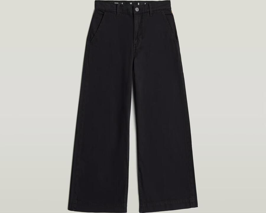 G-Star RAW Deck 2.0 High Loose Chino voor meisjes Zwart meisjes - Foto 3
