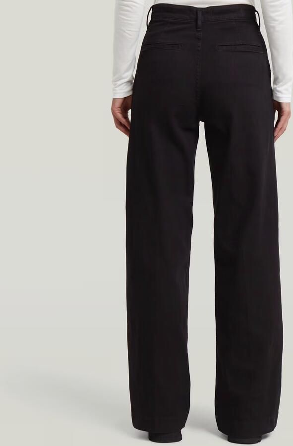 G-Star RAW Deck 2.0 High Loose Chino Zwart Dames - Foto 4