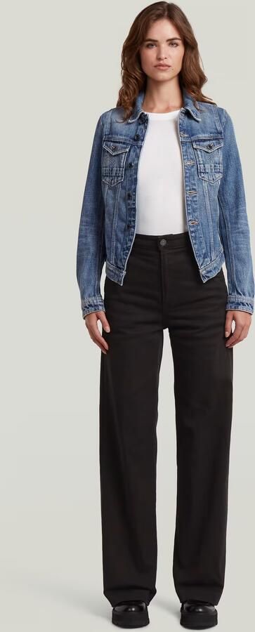 G-Star RAW Deck 2.0 High Loose Chino Zwart Dames - Foto 6