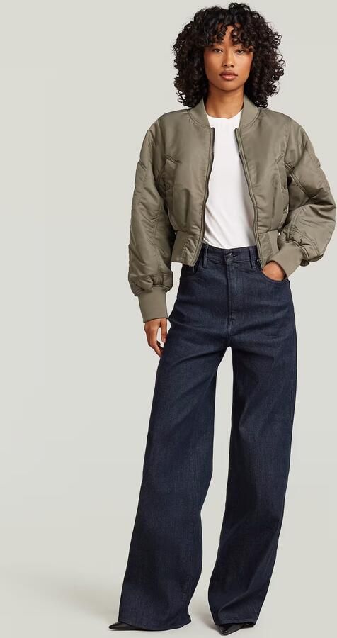 G-Star RAW Deck 2.0 High Loose Jeans Donkerblauw Dames - Foto 8