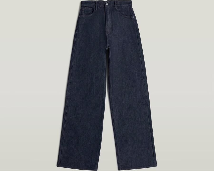 G-Star RAW Deck 2.0 High Loose Jeans Donkerblauw Dames - Foto 6