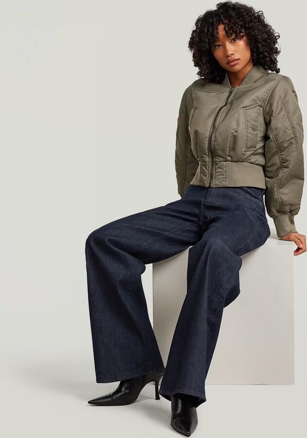G-Star RAW Deck 2.0 High Loose Jeans Donkerblauw Dames - Foto 7