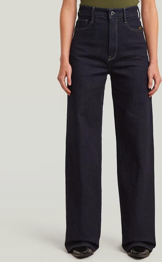 G-Star RAW Deck 2.0 High Loose Jeans Donkerblauw Dames - Foto 3