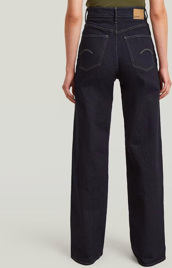 G-Star RAW Deck 2.0 High Loose Jeans Donkerblauw Dames - Foto 7