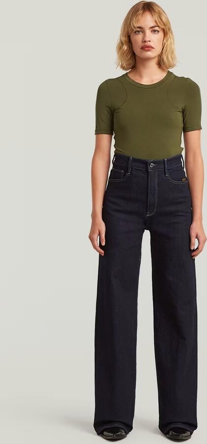 G-Star RAW Deck 2.0 High Loose Jeans Donkerblauw Dames - Foto 8