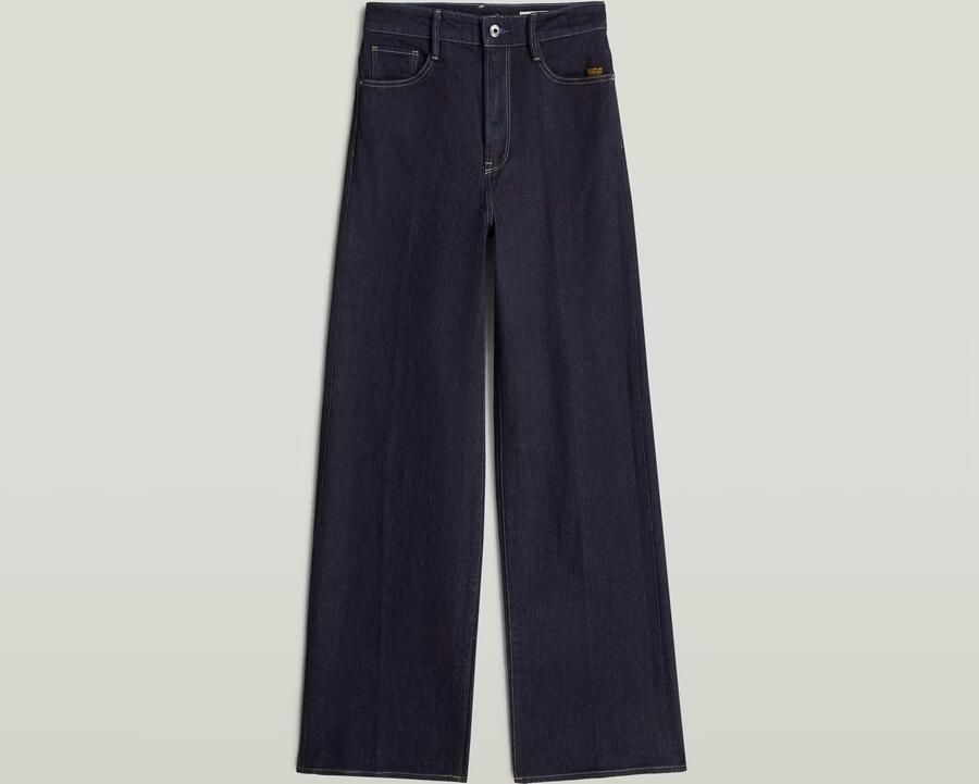 G-Star RAW Deck 2.0 High Loose Jeans Donkerblauw Dames - Foto 6