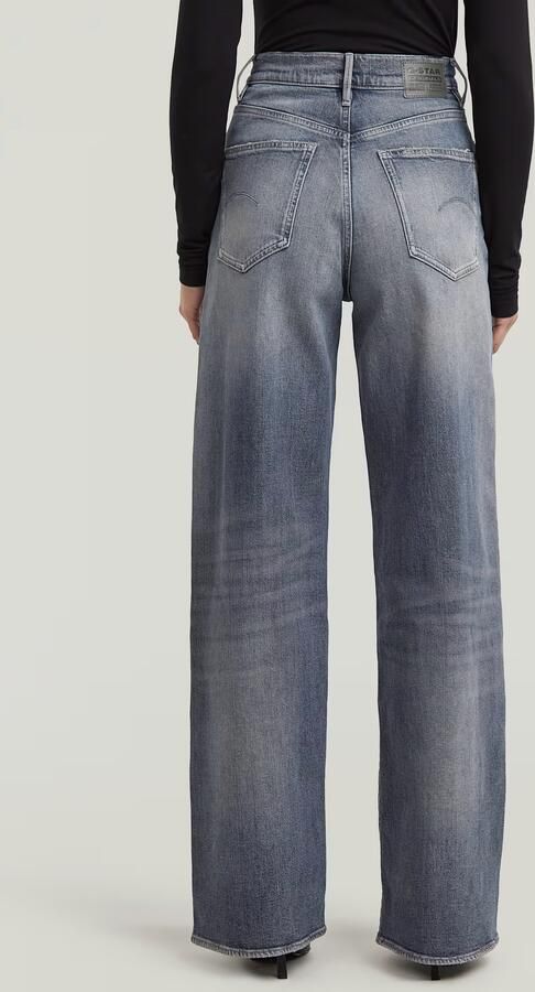 G-Star RAW Deck 2.0 High Loose Jeans Donkerblauw Dames - Foto 5