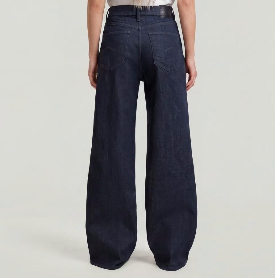 G-Star RAW Deck 2.0 High Loose Jeans Donkerblauw Dames - Foto 6