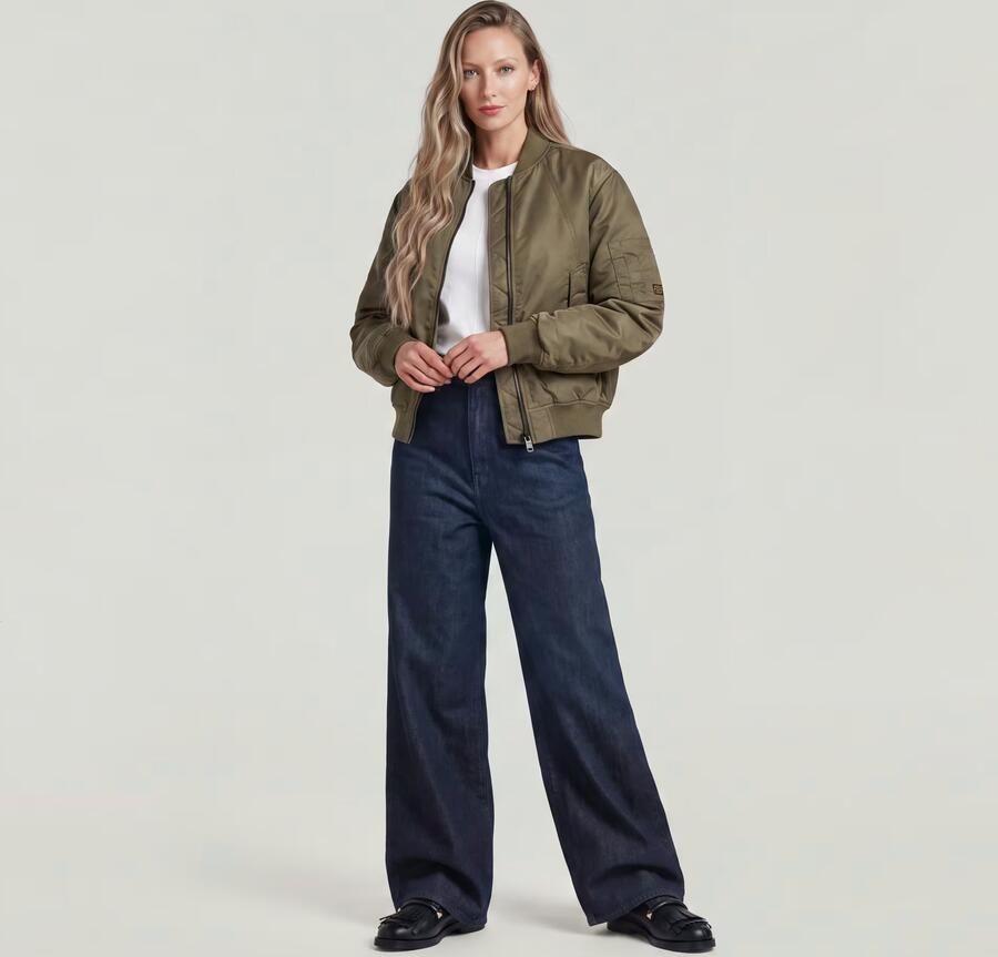 G-Star RAW Deck 2.0 High Loose Jeans Donkerblauw Dames - Foto 8