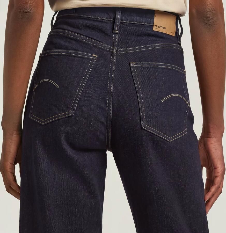 G-Star RAW Deck 2.0 High Loose Jeans Donkerblauw Dames - Foto 6
