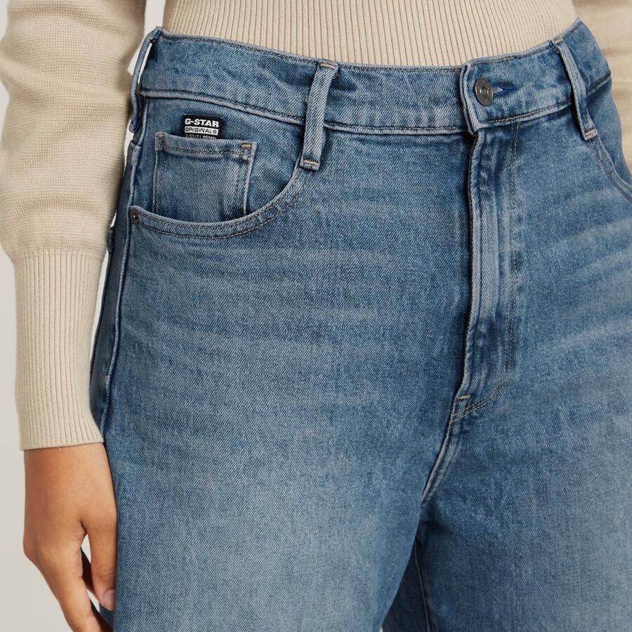 G-Star RAW Deck Ultra High Wide Leg Wmn high waist wide leg jeans dark blue denim - Foto 4