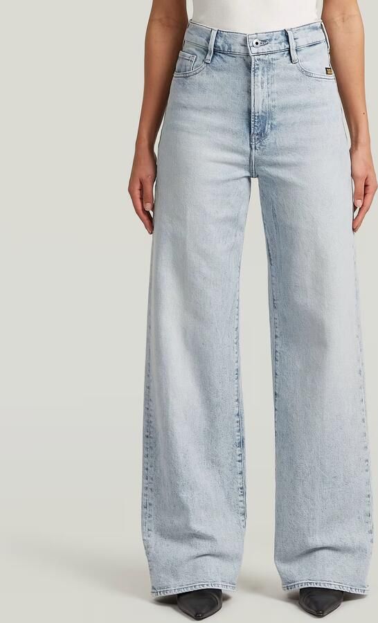 G-Star RAW Deck 2.0 High Loose Jeans Lichtblauw Dames
