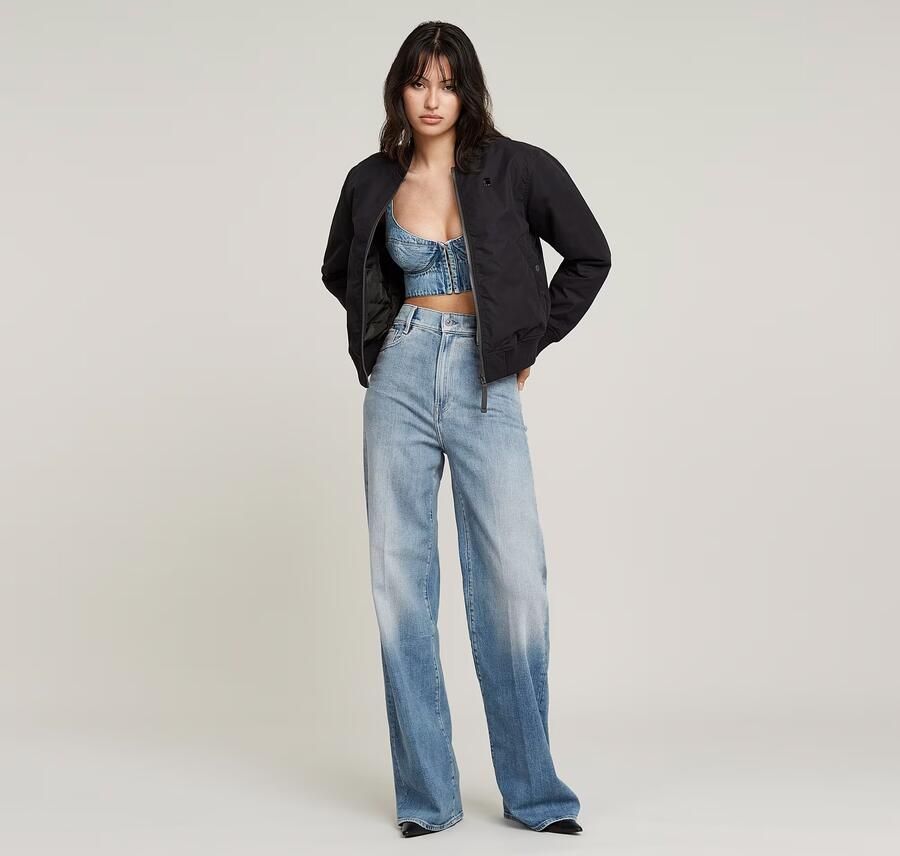 G-Star Raw Jeans D23951-D938 DECK 2.0 HIGH LOOSE-H108 VINTAGE STEEL BLUE - Foto 3