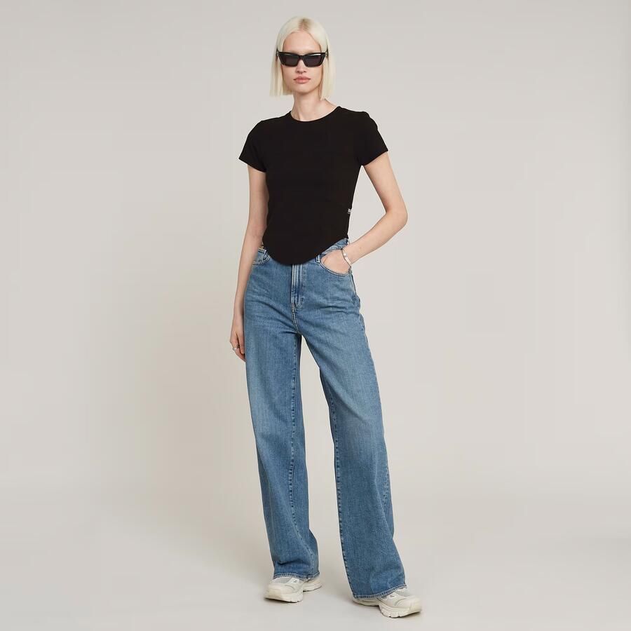 G-Star RAW Deck 2.0 High Loose Jeans Midden blauw Dames - Foto 3