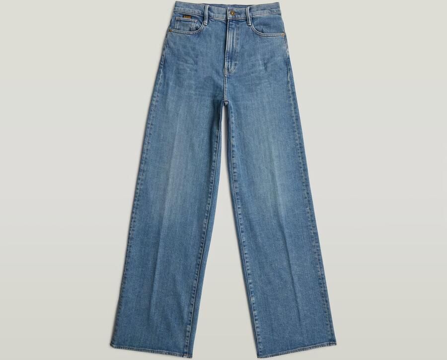 G-Star RAW Deck 2.0 High Loose Jeans Midden blauw Dames - Foto 8