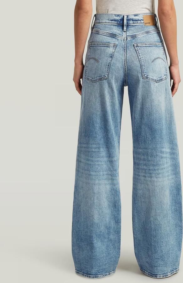 G-Star RAW Deck 2.0 High Loose Jeans Midden blauw Dames - Foto 9