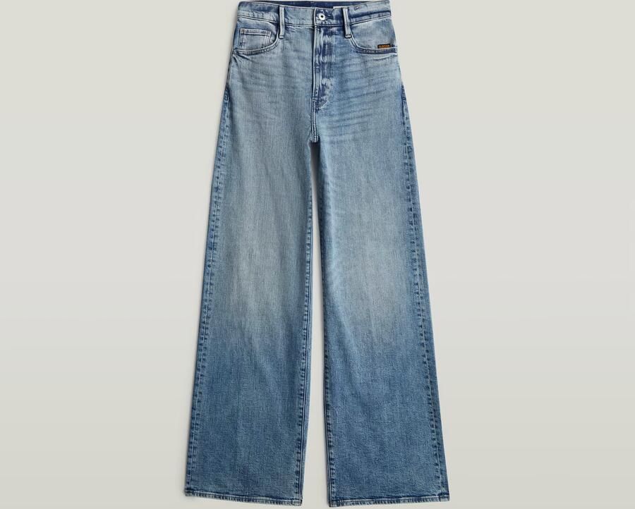 G-Star RAW Deck 2.0 High Loose Jeans Midden blauw Dames - Foto 8