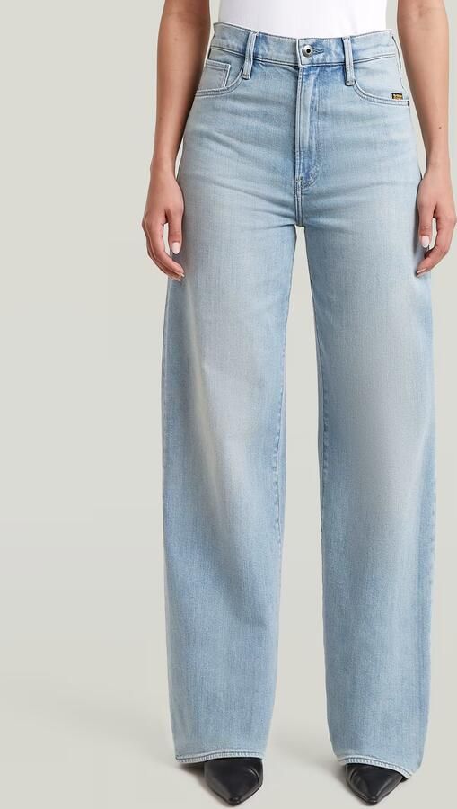 G-Star RAW Deck 2.0 High Loose Jeans Midden blauw Dames - Foto 4