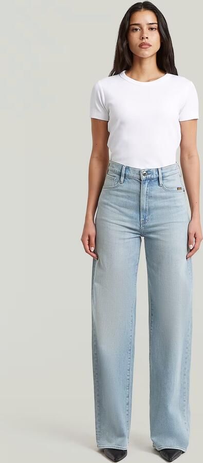 G-Star RAW Deck 2.0 High Loose Jeans Midden blauw Dames - Foto 9