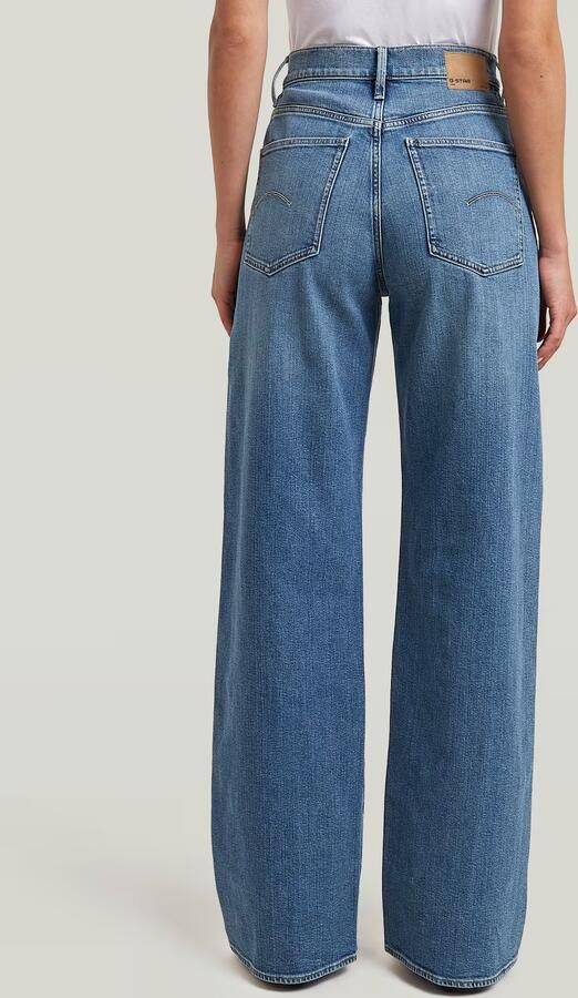 G-Star RAW Deck 2.0 High Loose Jeans Midden blauw Dames - Foto 11