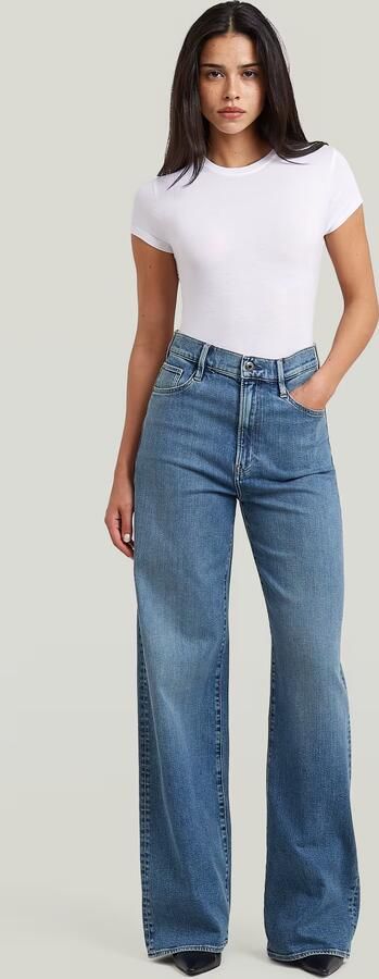G-Star RAW Deck 2.0 High Loose Jeans Midden blauw Dames - Foto 12