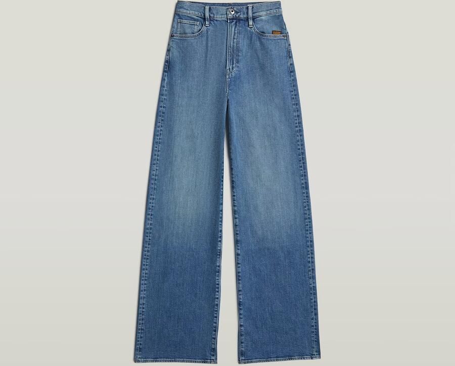 G-Star RAW Deck 2.0 High Loose Jeans Midden blauw Dames - Foto 9