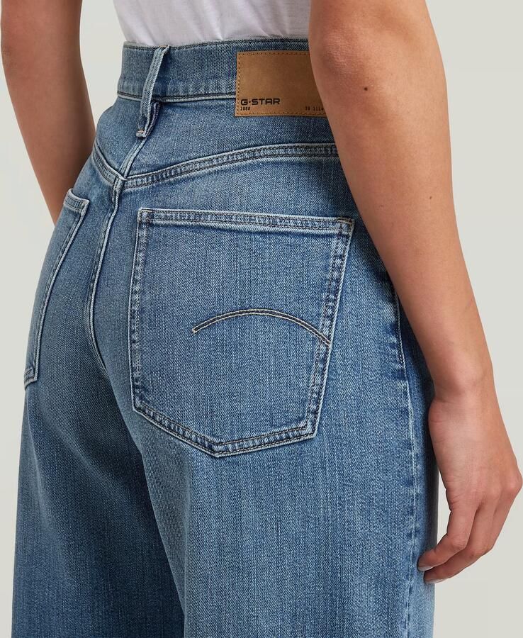G-Star RAW Deck 2.0 High Loose Jeans Midden blauw Dames - Foto 8
