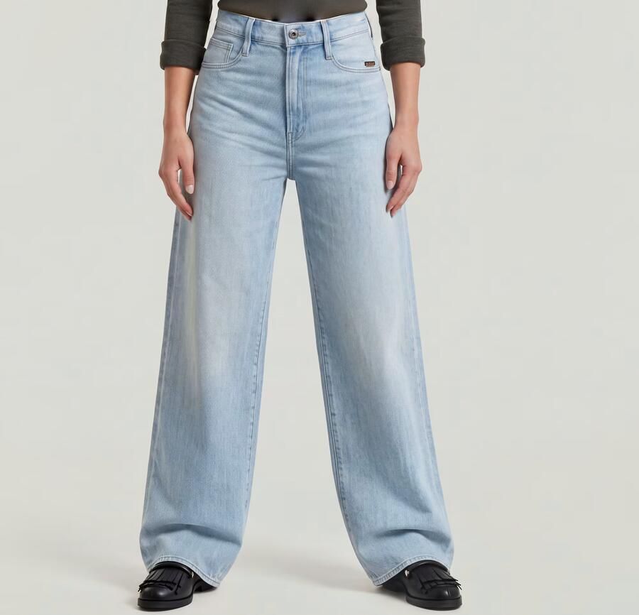 G-Star RAW Deck 2.0 High Loose Jeans Midden blauw Dames - Foto 8