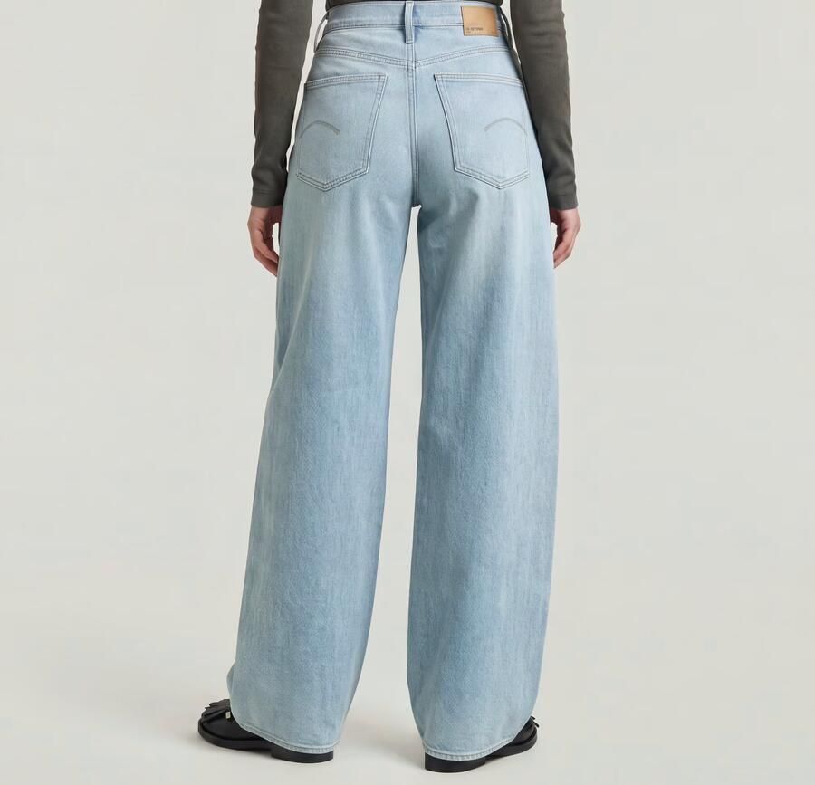 G-Star RAW Deck 2.0 High Loose Jeans Midden blauw Dames - Foto 7