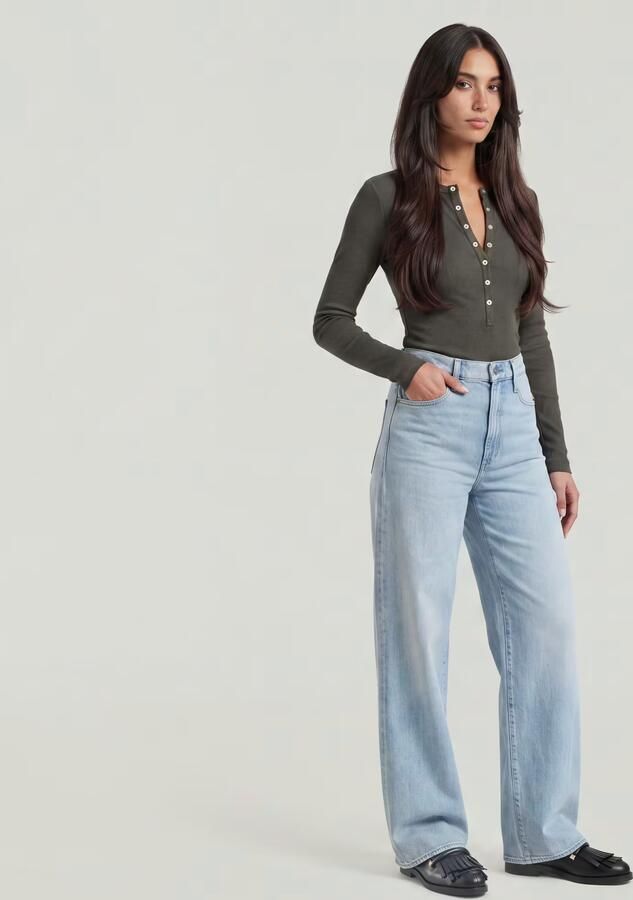 G-Star RAW Deck 2.0 High Loose Jeans Midden blauw Dames - Foto 11