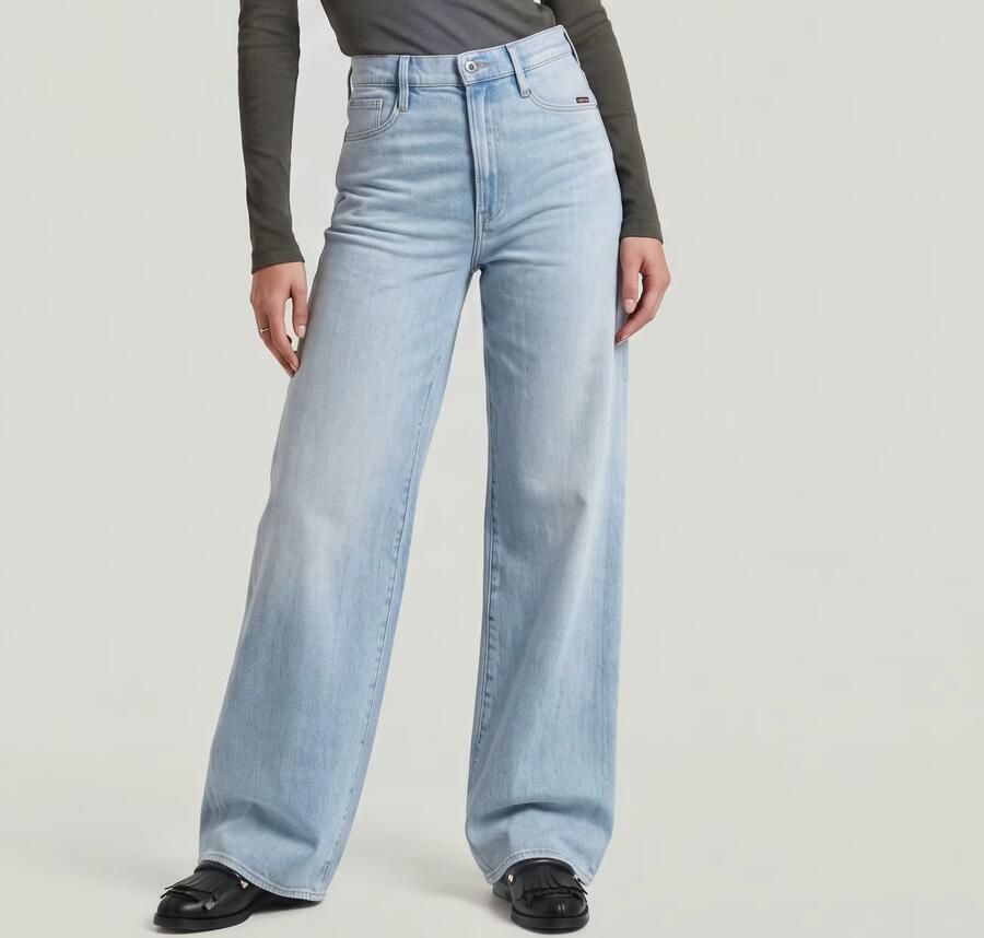G-Star RAW Deck 2.0 High Loose Jeans Midden blauw Dames - Foto 9