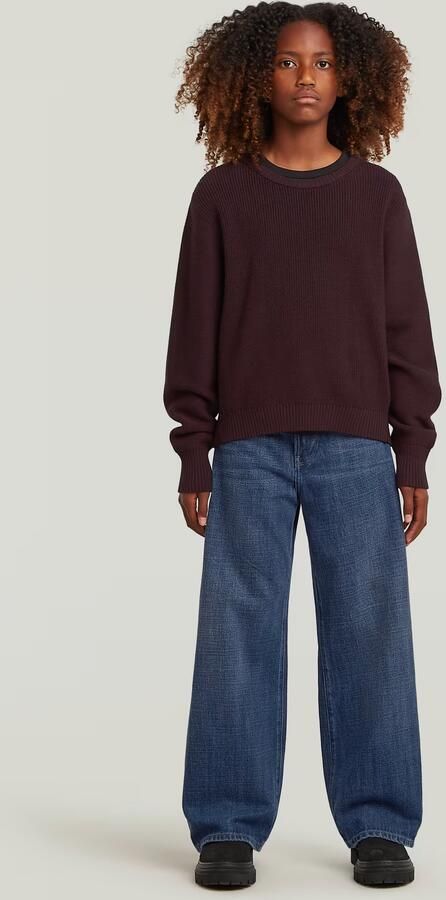 G-Star RAW Deck 2.0 High Loose Jeans voor meisjes Midden blauw meisjes - Foto 6