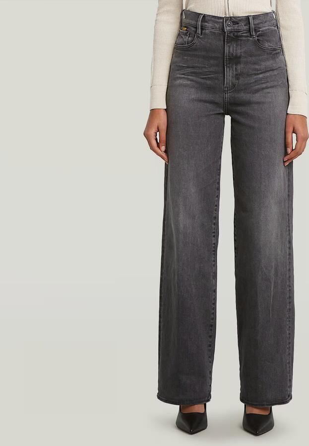 G-Star RAW Deck 2.0 High Loose Jeans Zwart Dames - Foto 4