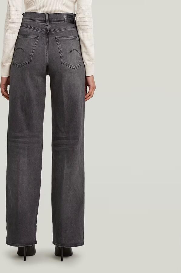 G-Star RAW Deck 2.0 High Loose Jeans Zwart Dames - Foto 8