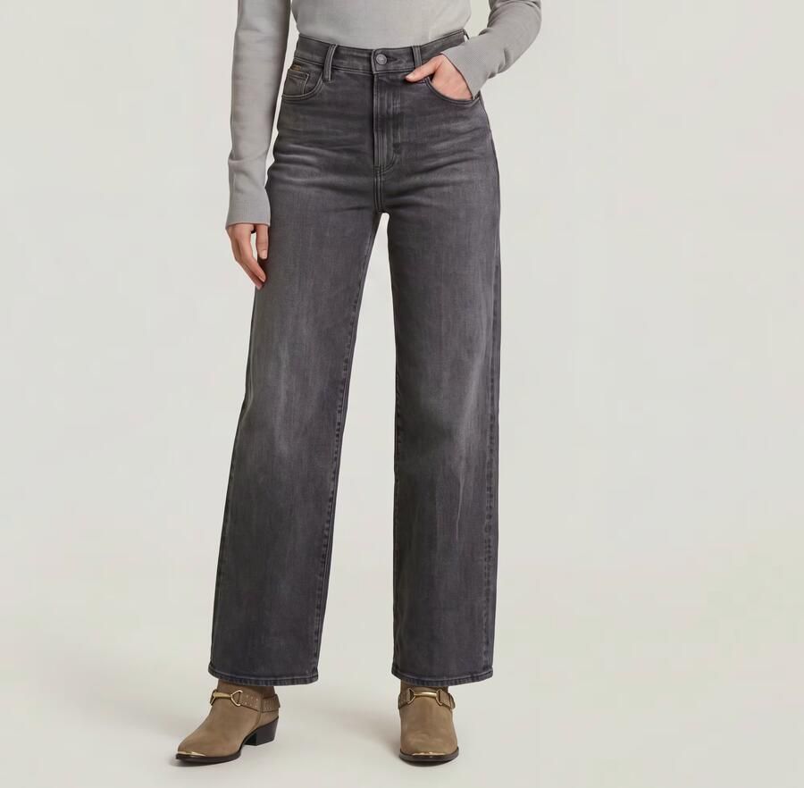 G-Star RAW Deck 2.0 High Loose Jeans Zwart Dames - Foto 6
