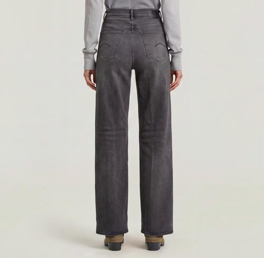 G-Star RAW Deck 2.0 High Loose Jeans Zwart Dames - Foto 7
